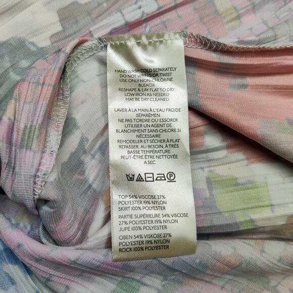 Kristin Lamb x Anthropologie Thea Twofer Sweater Dress Floral Skirt Large Petite - Picture 12 of 16